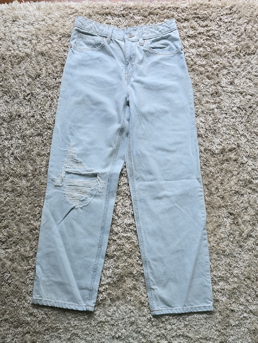 Junior Wild Fable Light Blue Denim Waistband with Logo Tag